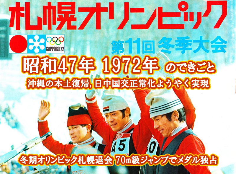 昭和47年　札幌オリンピック